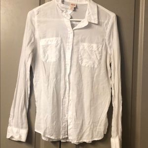 White button down
